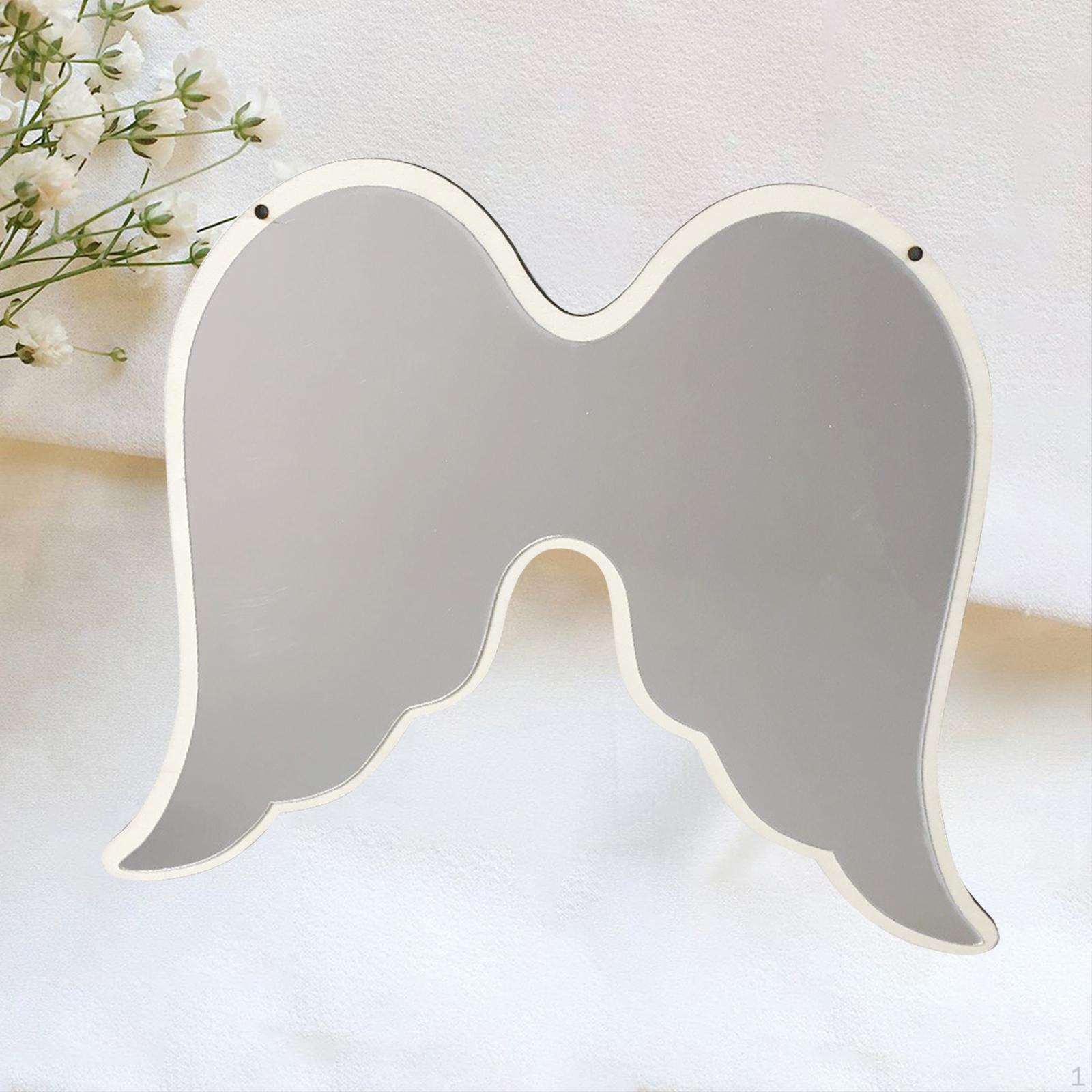 Акриловое безопасное зеркало, скандинавское декоративное, для детей, для домашнего декора Angel wings
