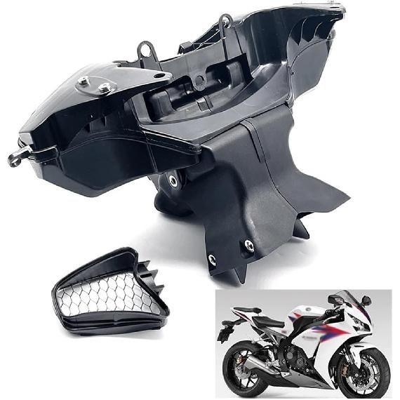 

Compatible with CBR600RR CBR 600RR 2007-2012 Ram Air Tube Duct Intake with Headlight Bracket Upper Fairing Stay CBR 600 RR Accessories(Type-A)