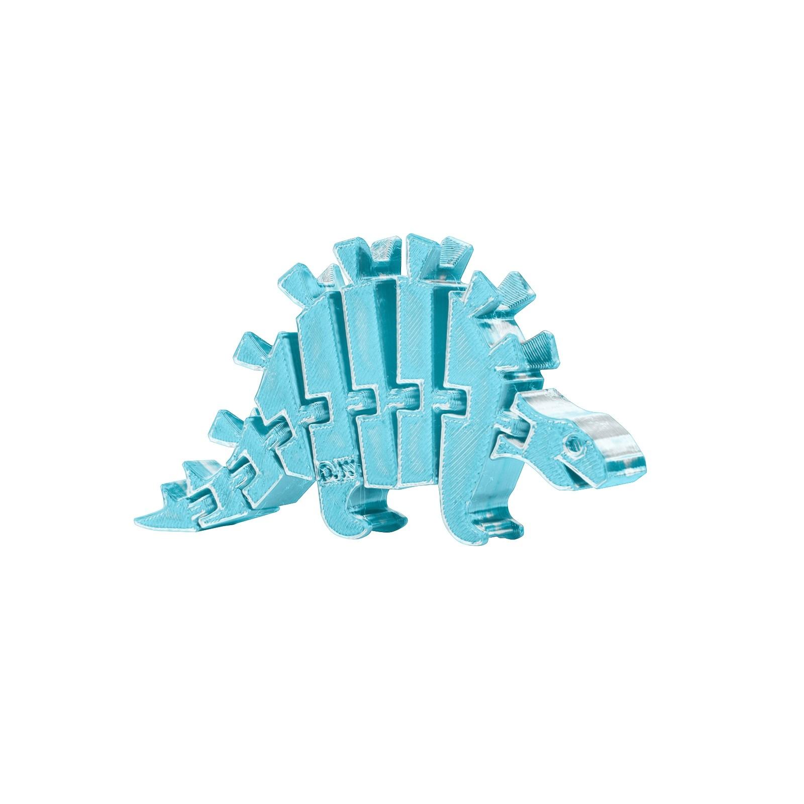 

3D-печатный радужный шарнирный динозавр, украшение, потрясающая художественная элегантность для осмысленного современного домашнего декора One Size