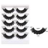5Pairs Dense Fluffy False Eyelashes Lashes Extension D Curled Eyelashes  Grafting Lashes