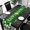 1pc Soccer/Football Party Table Flag Table Centerpiece Soccer Birthday Decorations Sports Theme Party Table Runner Table Cover