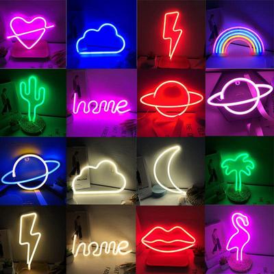 Led Neon Light Signs Cloud Neon Sign Wall Lamp Decor Birthday Gift Neon Lamp for Room Home Party Wedding Decoration