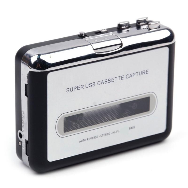 USB Cassette To Digital Converter For PC With Plugs And Play And High Fidelitys Audios Transfer MP3 WAV Format for Home