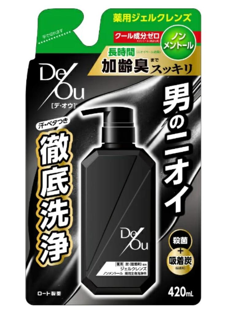 De Ou Medicated Cleansing Wash Refill Set of 4 Non-menthol ×