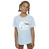 Pink Floyd Girls Moon Prism Blue Cotton T-Shirt