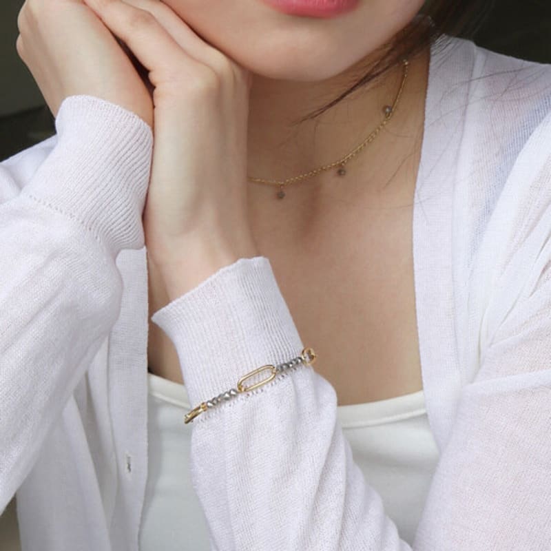 Odds&ends Gray Mix Bracelet