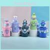 Boy's Cartoon Thermos Cup With 316 Food Grade Straw Portable And Durable 6-12 Hours Insulation