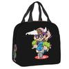 Custom Arare Arale Purple Dr Slump Resuable Lunch Box for Women Multifunction Cooler Thermal Food Insulated Lunch Bag Student