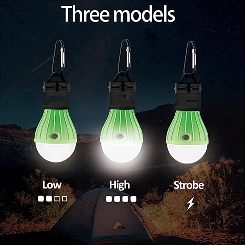 4PCS 4 Kinds Colors Camping Light Portable LED Tent Light Emergency Signal Light