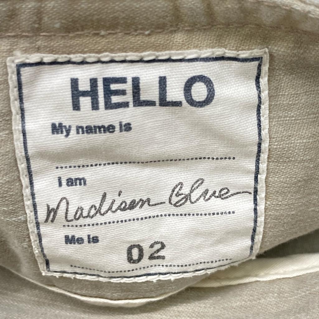 MADISON BLUE Beige SOFIE TIGHT LONG SKIRT BACK SATIN Skirt Skirt 2 khakiUsed