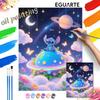 Oil Painting Painting Art Kit Stitch Planet Flowers Sky Handmade Painting Diy Home Decoration
