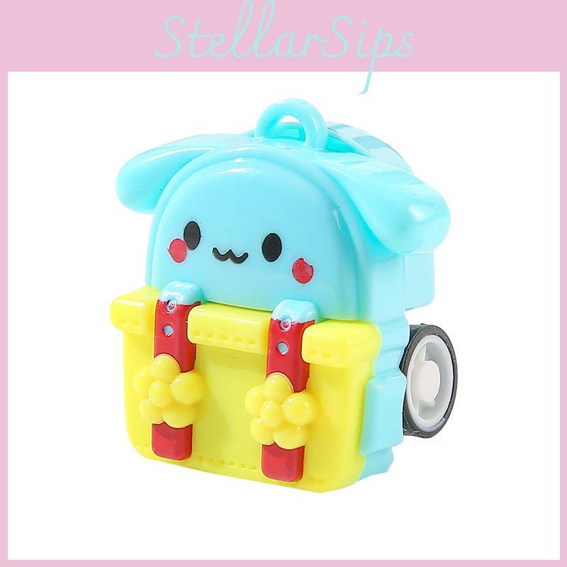 Mini Inertia Cartoon Backpack Design Toy Car For Toddlers And Preschoolers