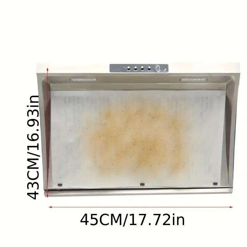 12PCS Disposable Oil-Absorbing Paper Kitchen Range Hood Attract Oiled Paper Filter Screen Side Suction Oil-absorbing Cotton