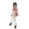 New Anime Dandadan Ayase Momo Shiratori Aira Sitting Model Figure Collectible Desktop Decoration Toys PVC posture Kid Friendly Entertaining Fun Play
