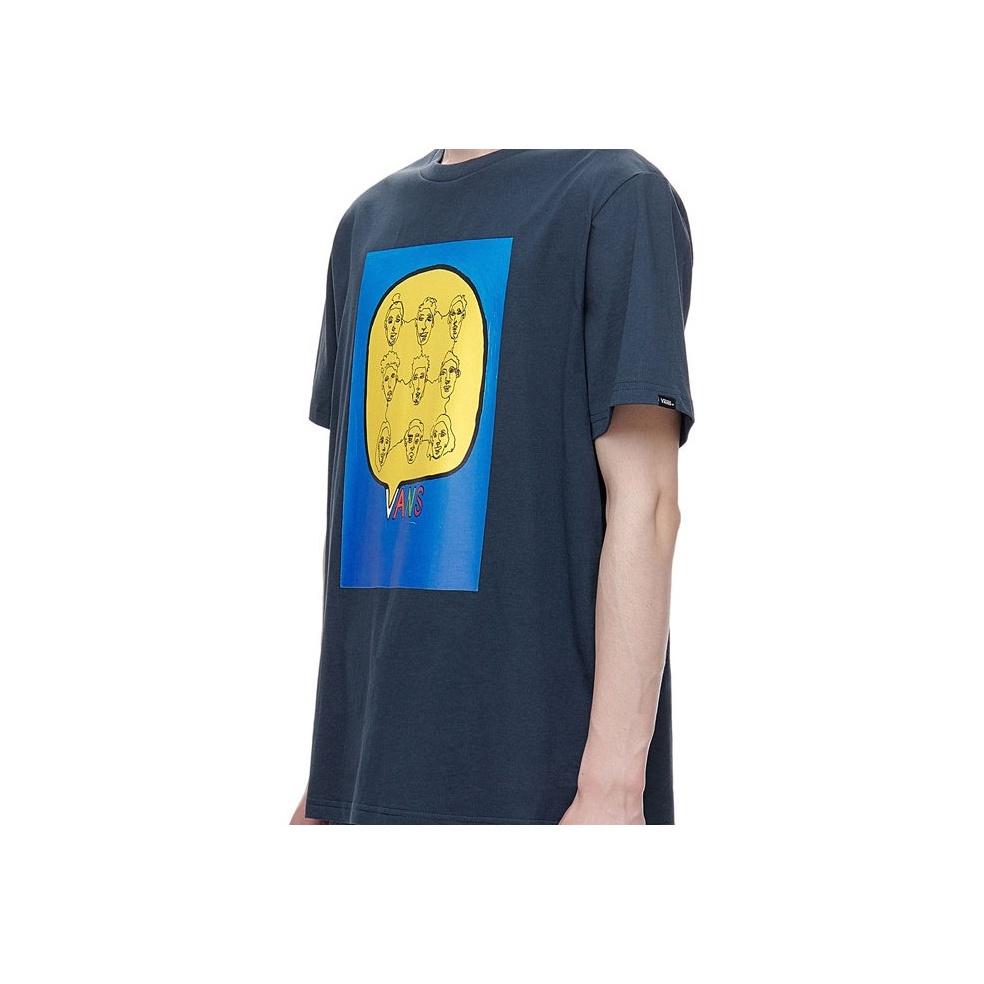 Vans Otw Artist Fxxl Dogg Collaboration Round Neck Short Sleeve T-Shirt Unisex T-Shirts Blue VN0A4RATLKZ