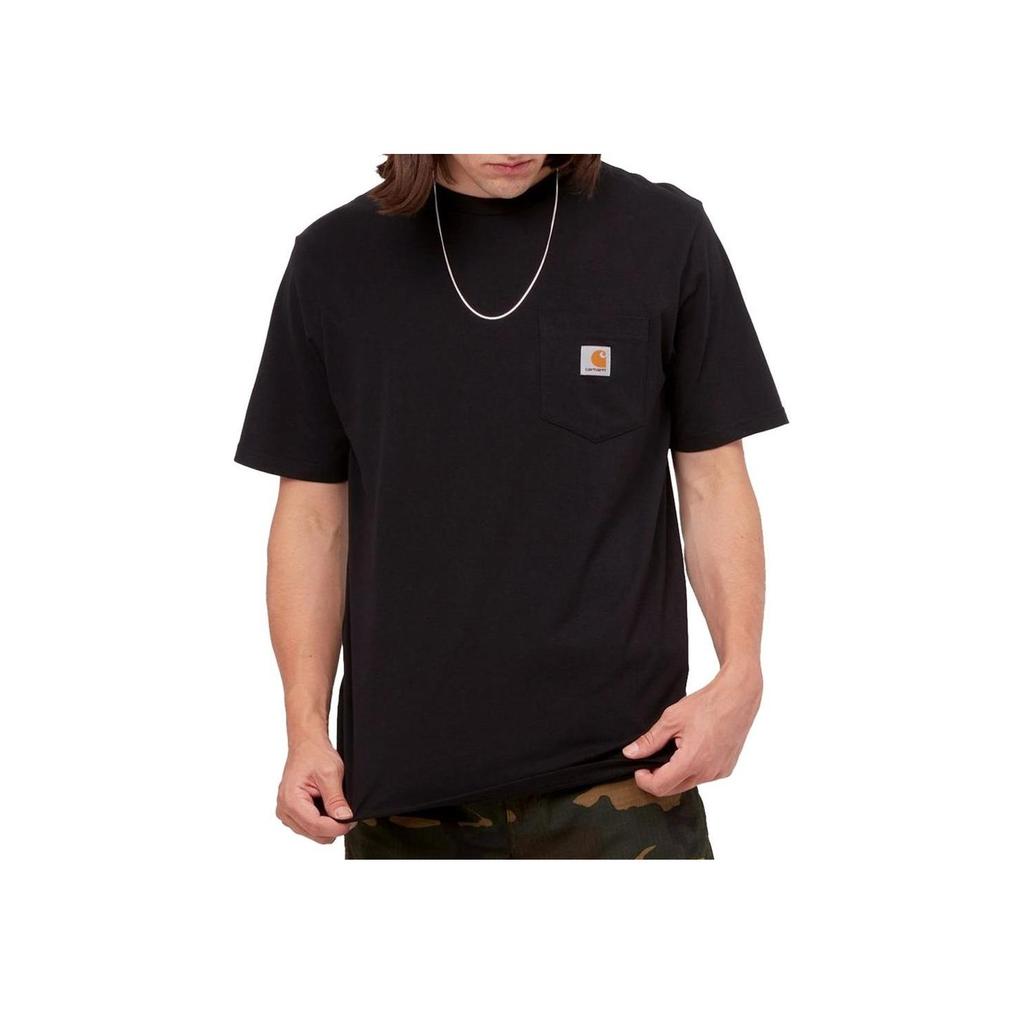 Carhartt WIP Short-Sleeve Pocket T-Shirt Black Men Tops I030434-89XX