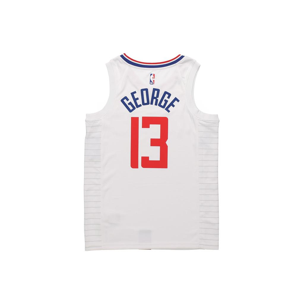 Nike NBA Limited Edition Paul George #13 Clippers Schnelltrocknendes Ärmelloses Weste Herren Oberteile Weiß 865185-108