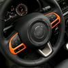 Accessoires de Garniture de Couvercle de Volant de Voiture pour Jeep Renegade 2015+/Compass 2017+