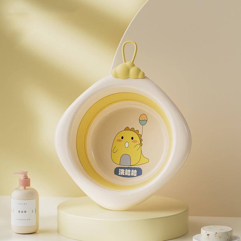 Skládací umyvadlo pro děti, Přenosné umyvadlo, Silný plastový lavor pro miminka, Domácí dětská malá miska