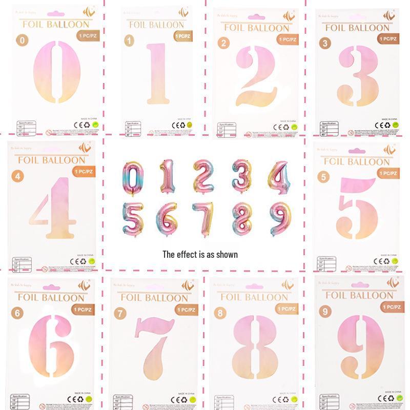 First Birthday Crown and Number Balloons for Baby Photo Props and Party Decoration