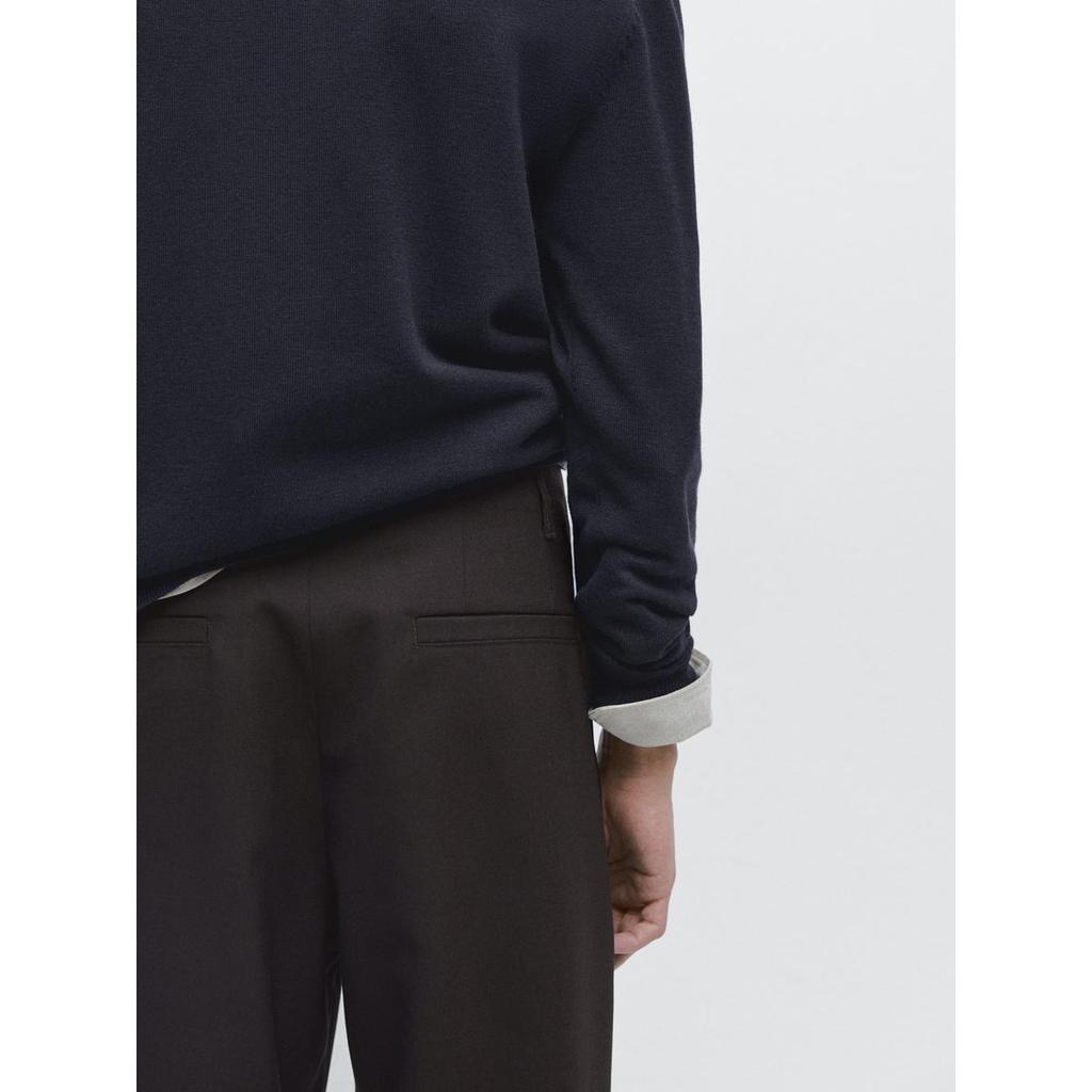 Masimodutti Structured Cool Wool Pants