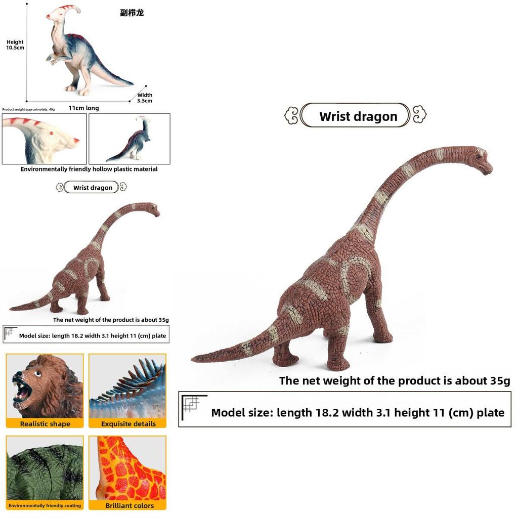 Tyrannosaurus Rex Dinosaur Figurine With Plastic Material For Kids Educational Toy And Display