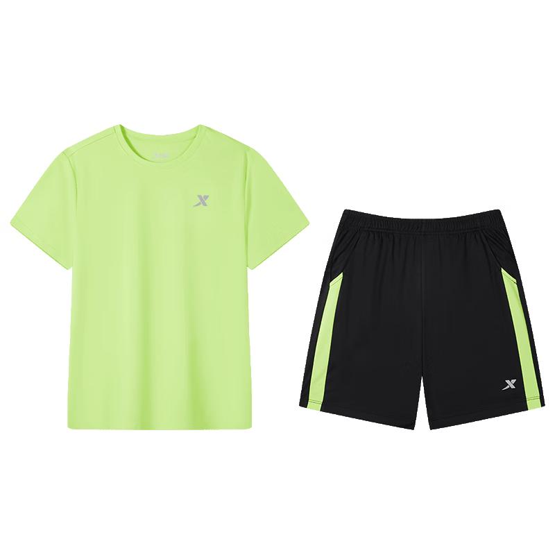 XTEP Kids Unisex Sport Short-Sleeve Knit Set 160