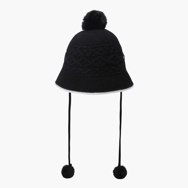 LECOQ GOLF Women'S Pom-Pom Knit Bucket Hat (Gp322Lcp91)