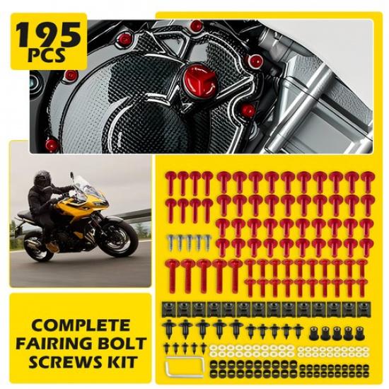 For Kawasaki Complete Bolt Fairing Kit Body Screws Motorcycle Parts Universal
