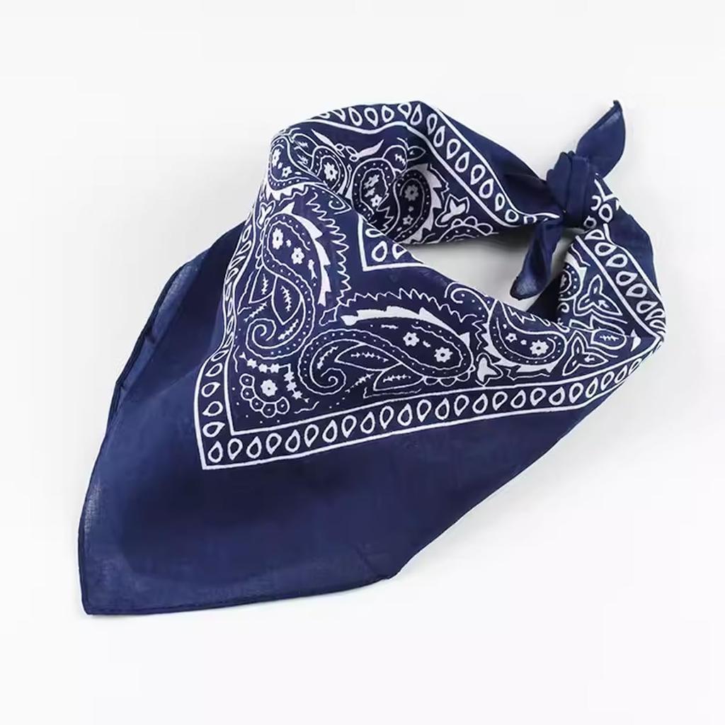 kakatrend Bandana Paisley Cotton 100% Adult Navy Unisex 55cm x 55cm