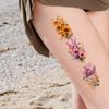 9pcs Temporary Tattoo Temporary Tattoo Stickers Butterflies Leaves Floral Patterns For Adult Thighs Shoulders