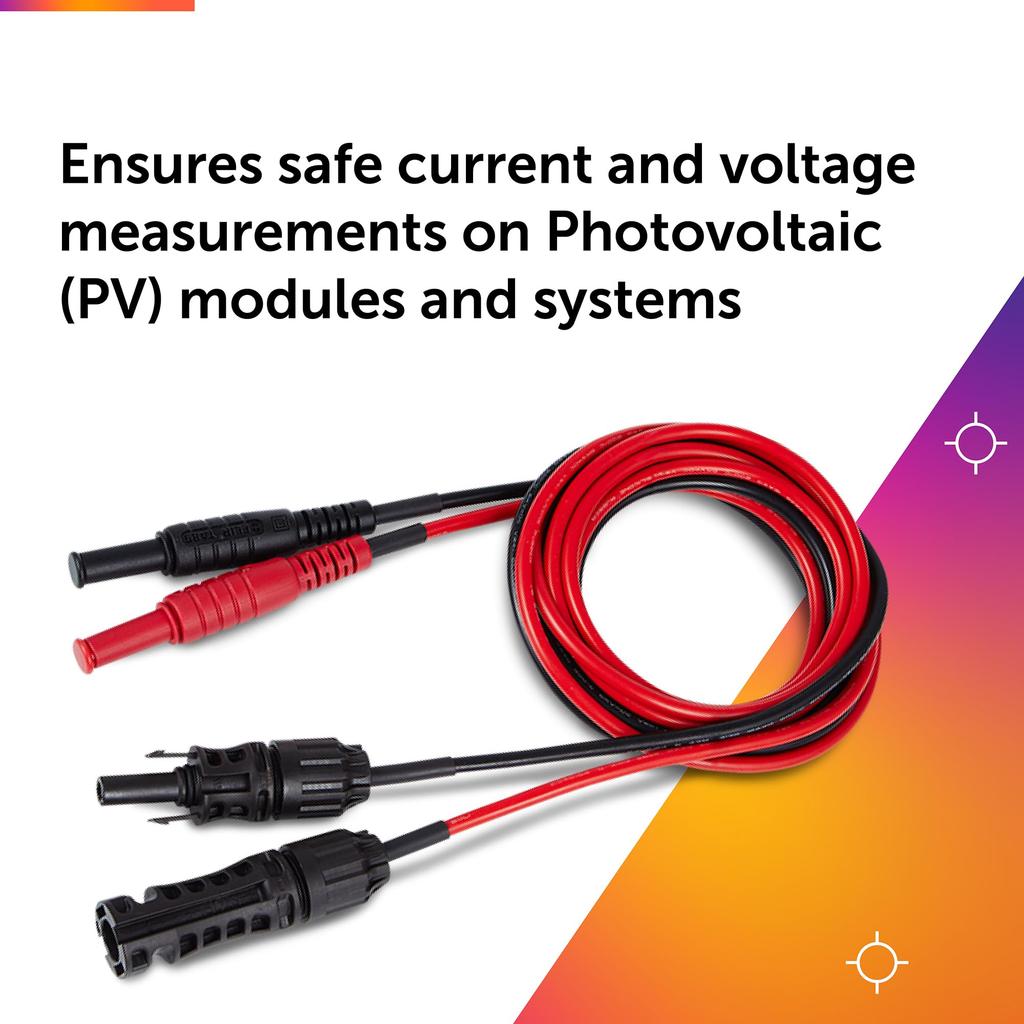 FLIR TA89 Photovoltaic Test Leads with Banana Plugs and MC4 Connectors -