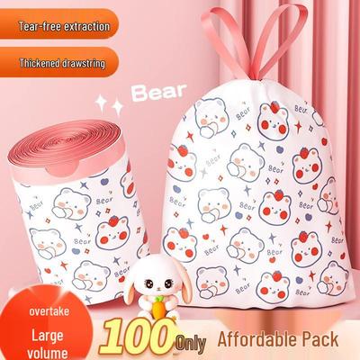 Thickened Cartoon-Style Handheld Garbage Bags for Home, Office, Kitchen & Dorm