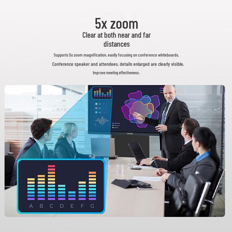 HIKVISION 4K PTZ Video Conference Camera with 5x Optical Zoom CN plug (adapter included)