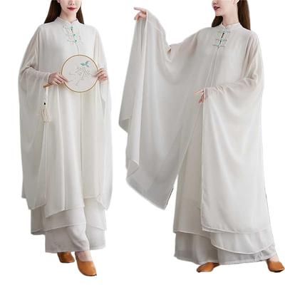 Dress Long Qipao Zen Tea Modified Tang Tai Chi Chinese Ethnic Fall As [Mouhoukyo] Women's 2-Piece Set, Dress, Dress, Cheongsam, Dress, Dress, Hanfu,