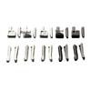 10Pcs Set Premium Metal Zipper Heads Gold Silver Bronze Black - Durable Smooth For Diy Clothing Luggage Repair