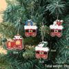 Handcrafted Wooden Christmas Train Decoration - DIY Desktop/Winter Window Decor - Perfect Children's Day Gift
