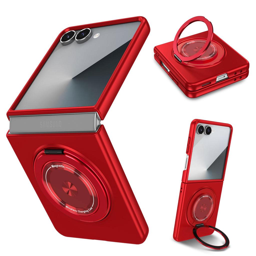 360° Rotating Magnetic Stand Case for Samsung Z-Flip7/6/5 - Foldable Protective Cover