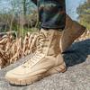 Fashion Men Tactical Army Boots Sport Hiking Shoes Outdoor Ankle Men Sneakers Men's Desert Combat Boots Work Safety Shoes Botas Hombre