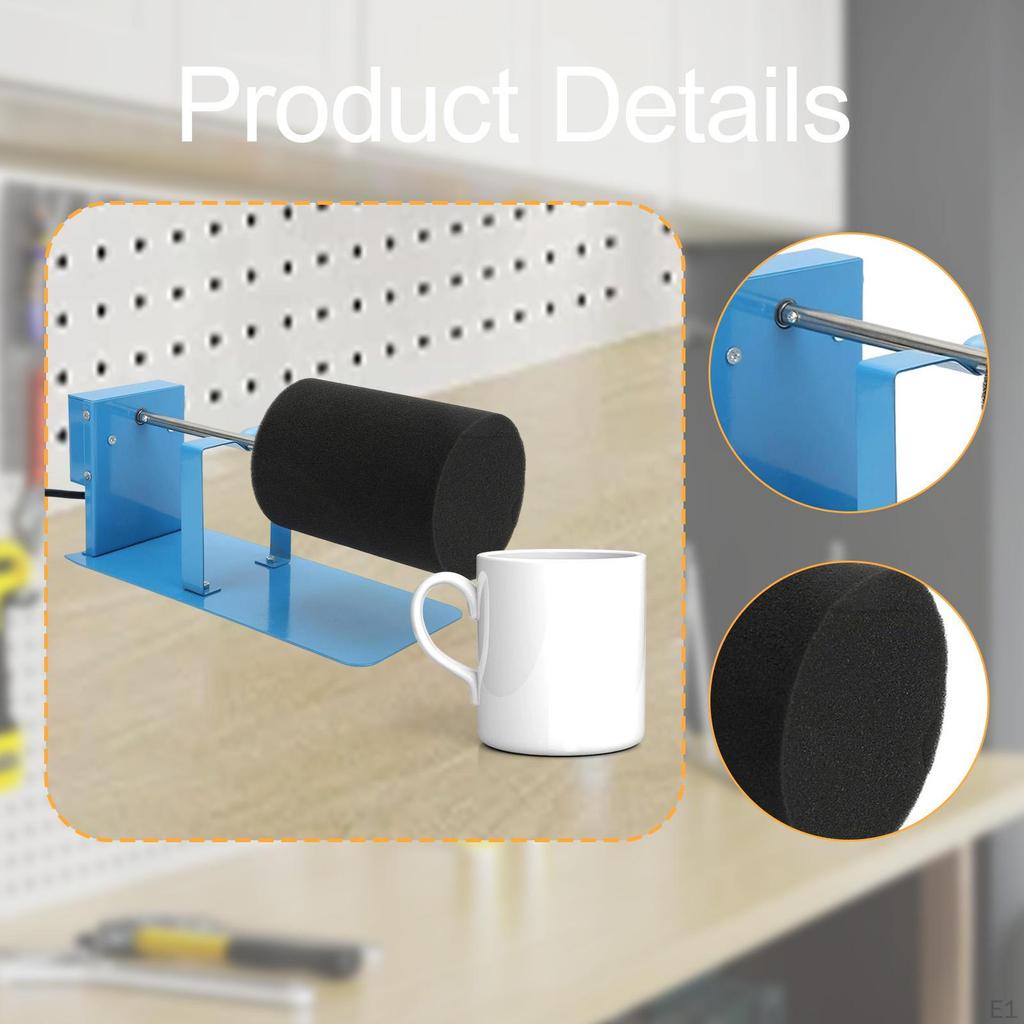 Cup Turner for Crafts Tumbler Beginner DIY Silent Drying Epoxy Resin