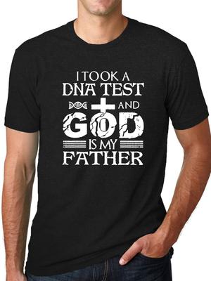 Ich habe einen DNA-Test gemacht und Gott ist mein Vater T-Shirt, Christliches T-Shirt, Gott-Liebhaber T-Shirt, Jesus-Liebhaber T-Shirt, Religionsgeschenk-T-Shirt