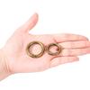 5Pcs/Lot O Ring Clasp Metal Spring Gate Keyring Buckles Clips Carabiner Handbags Dog Chains For DIY Jewelry Making Findings