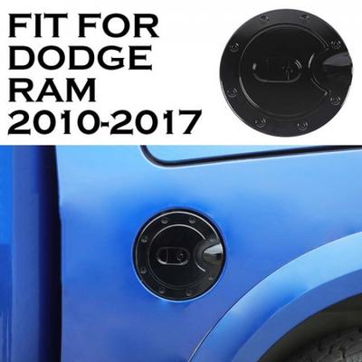 Black Filler Fuel Tank Door Cover Gas Cap Trim Decor For Dodge Ram 1500 2010-17