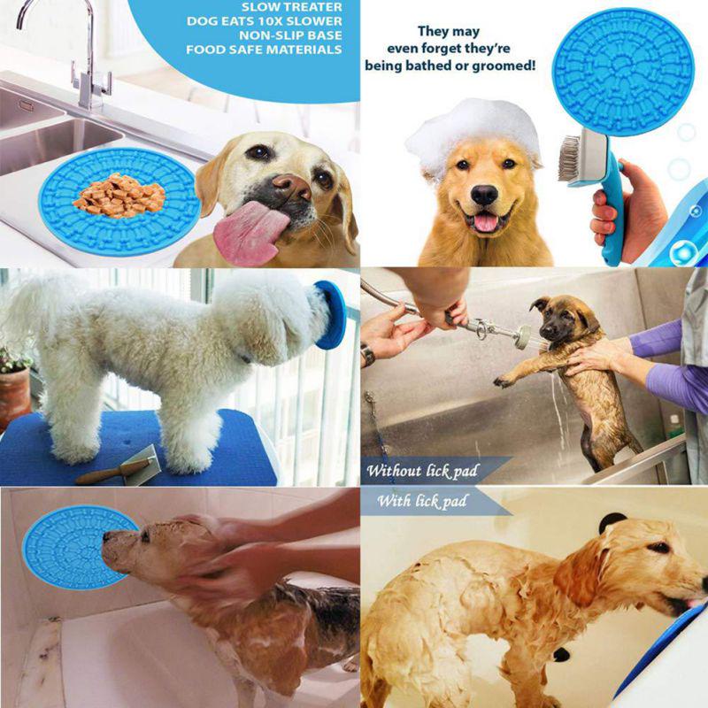dog bath lick pad