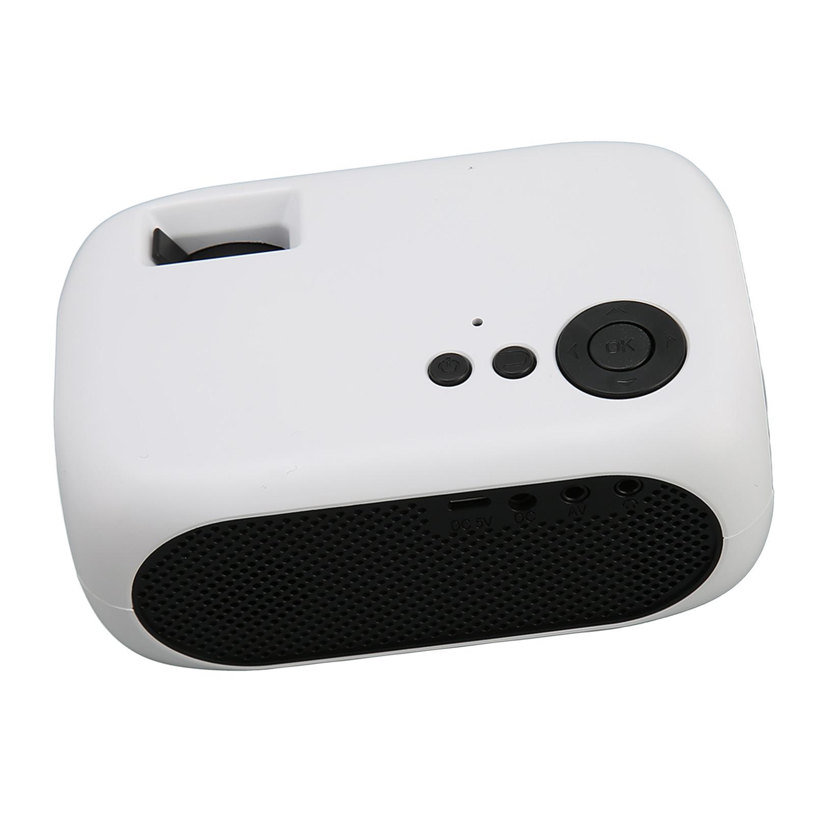 

M24 Мини Портативный Проектор Многофункциональный 360-градусный Видеопроектор для Домашнего Кинотеатра с Объемным Звуком AU PLUG