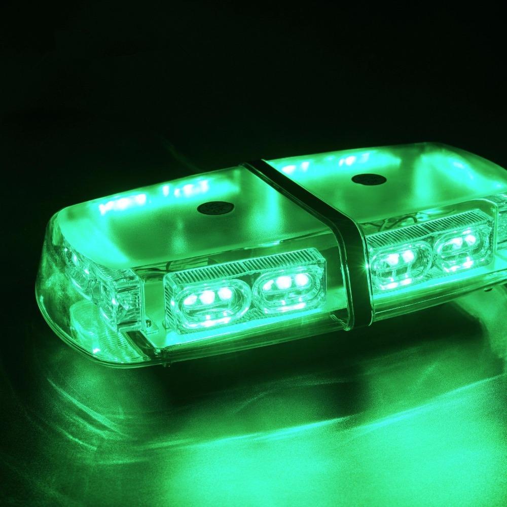 DC 12V Green 36W 36 LED Car Truck Strobe Flash Beacon Light Magnetic Emergency Light Bar Police Warning