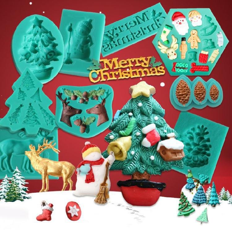 Silicone Fondant Molds Chocolate Moulds Bakeware Silicone Material Baking Gadget