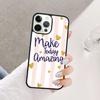 Famous Motivational Life Quote Phone Case Cover For iPhone 17 Air 16 15 14 13 12 Pro Max 11 Pro Max Plus Coque
