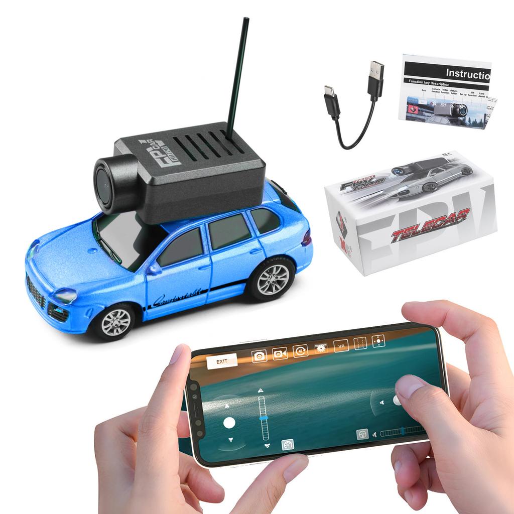 Wltoys 6401 1:64 Mini Rc Cars FPV with Camera Car Full Scale Remote Control Car Machine APP Version Kids Toys for Boy Racing Toy