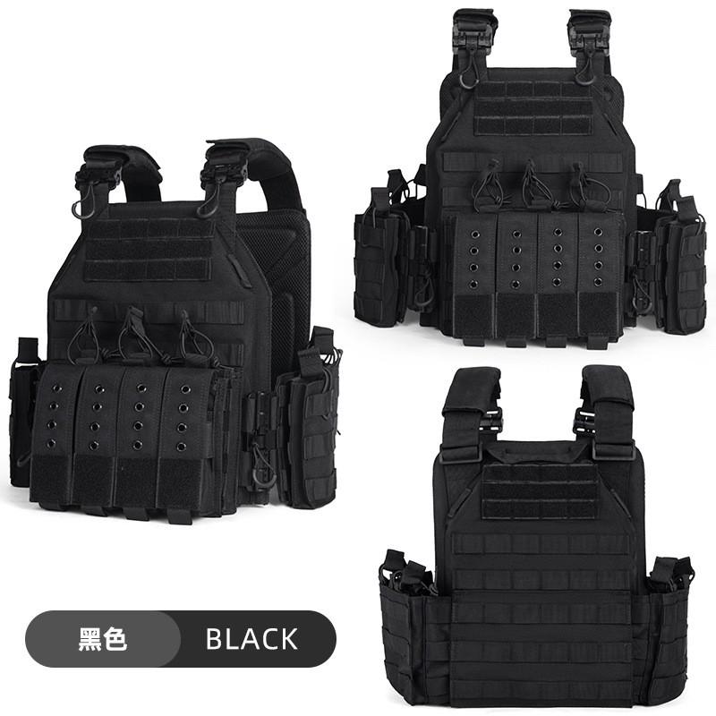 Lightweight Tactical Vest With Quick-Release System MOLLE Compatible Outdoor Training Hiking